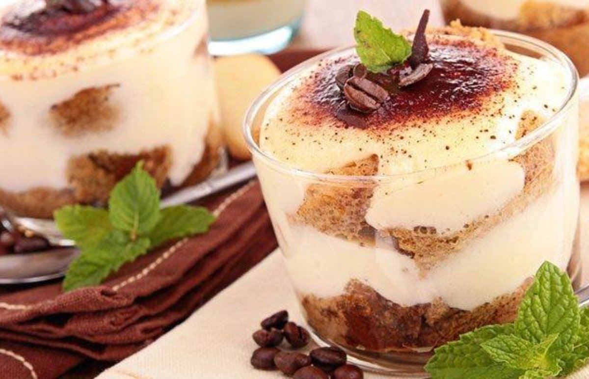 Tiramisú sin azúcar saludable