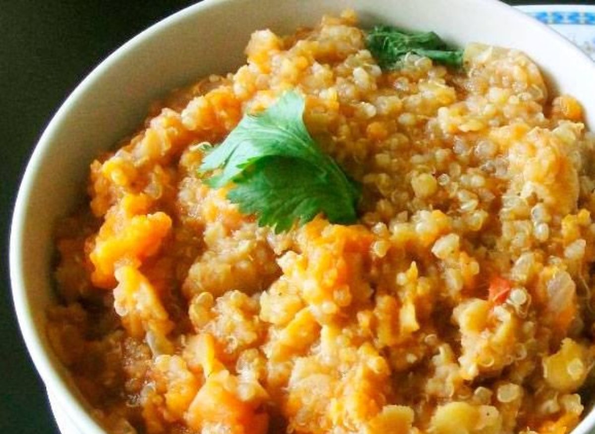 Risoto De Quinoa Y Calabaza