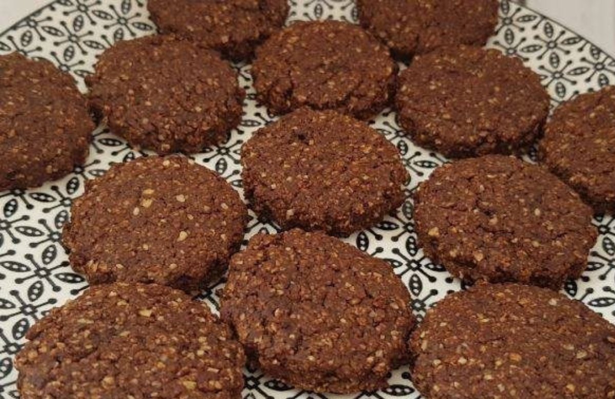 Galletas de avena y algarroba