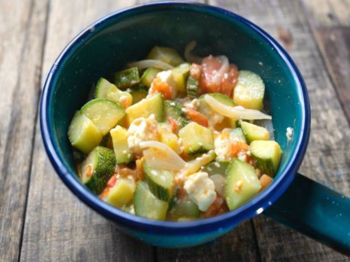 Deliciosas calabacitas a la mexicana con queso fresco, ¡bajas en grasa!