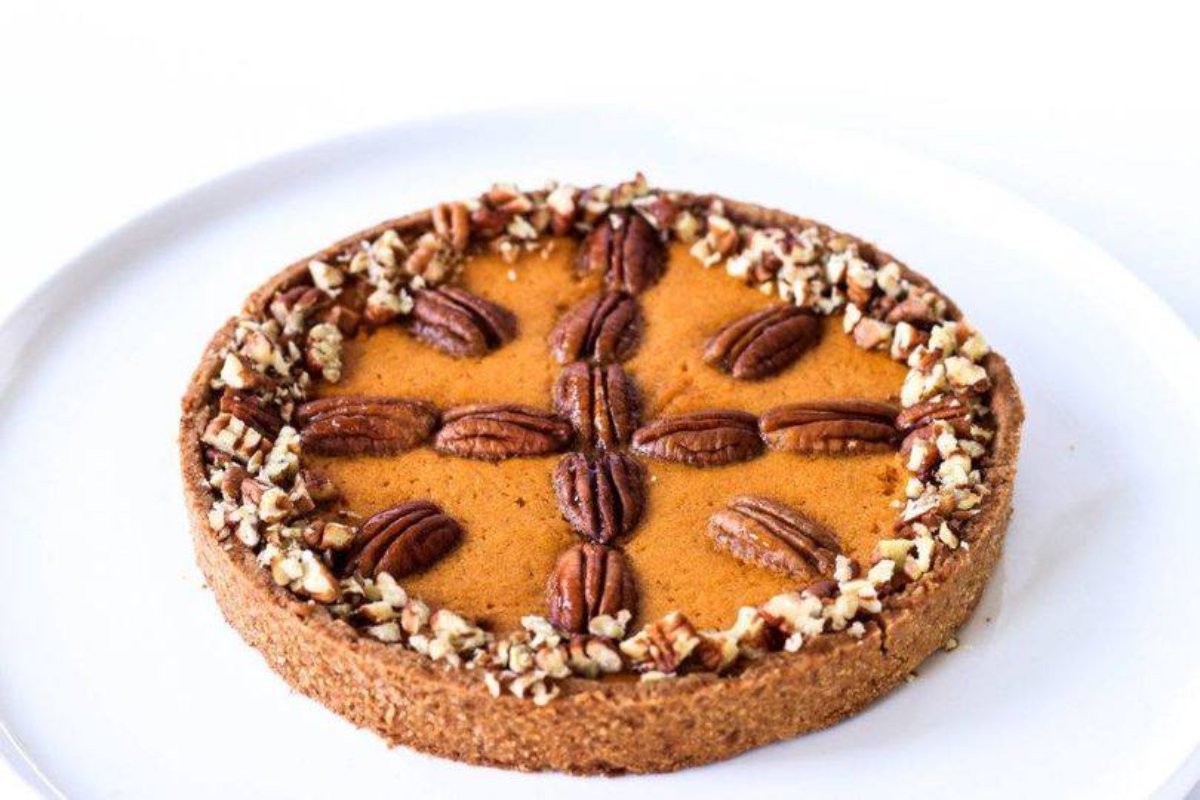 TARTA DE CALABAZA Y NUECES