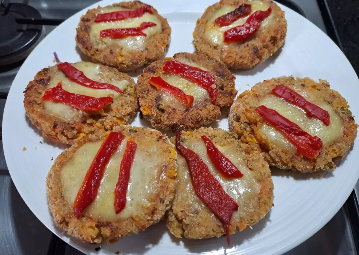 Hamburguesas de garbanzos y arroz