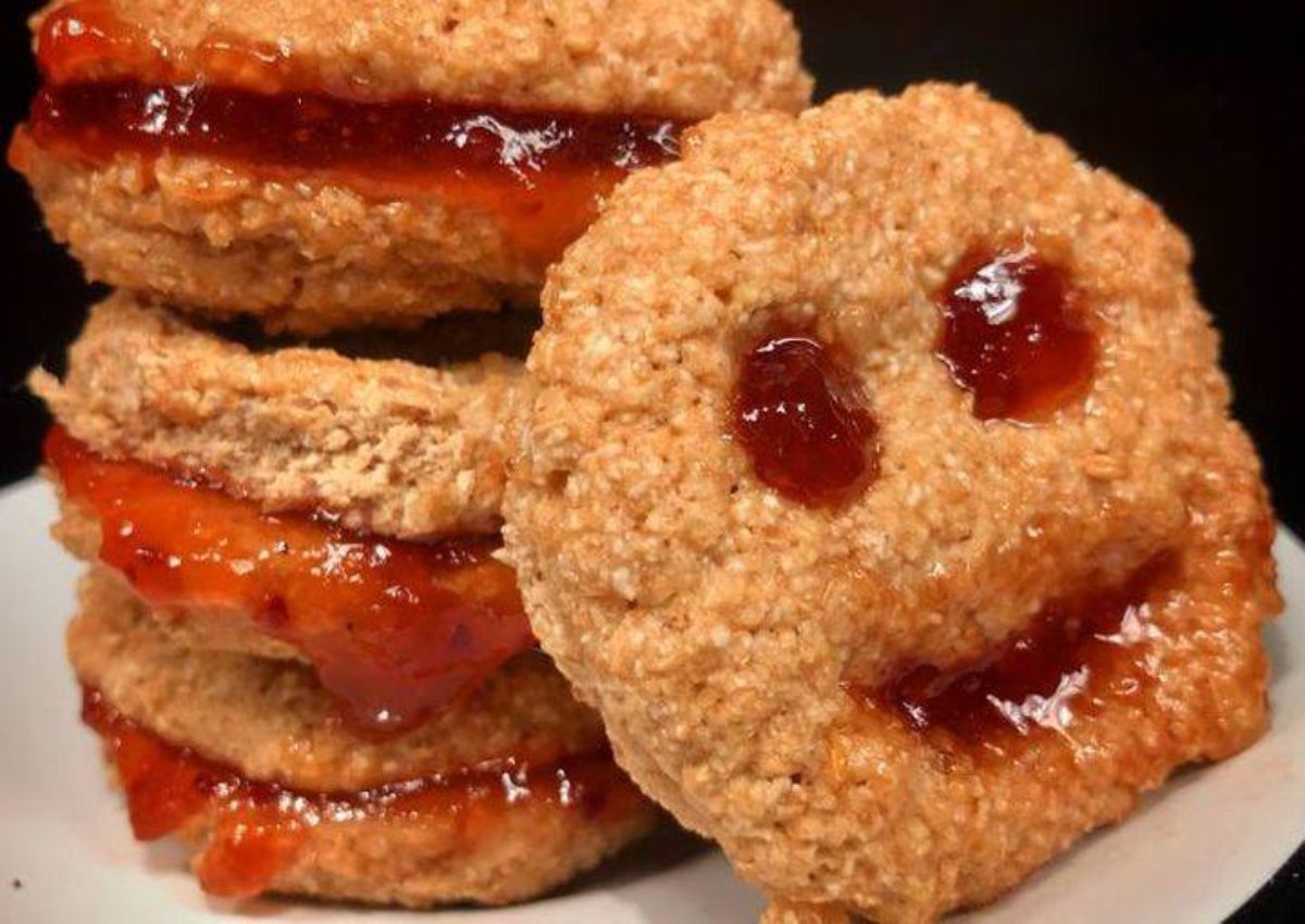 Sonrisas de avena galletitas light saludables