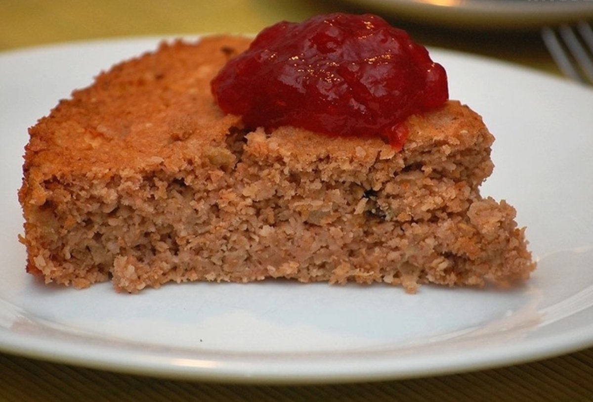 Torta de salvado de avena sin azúcar