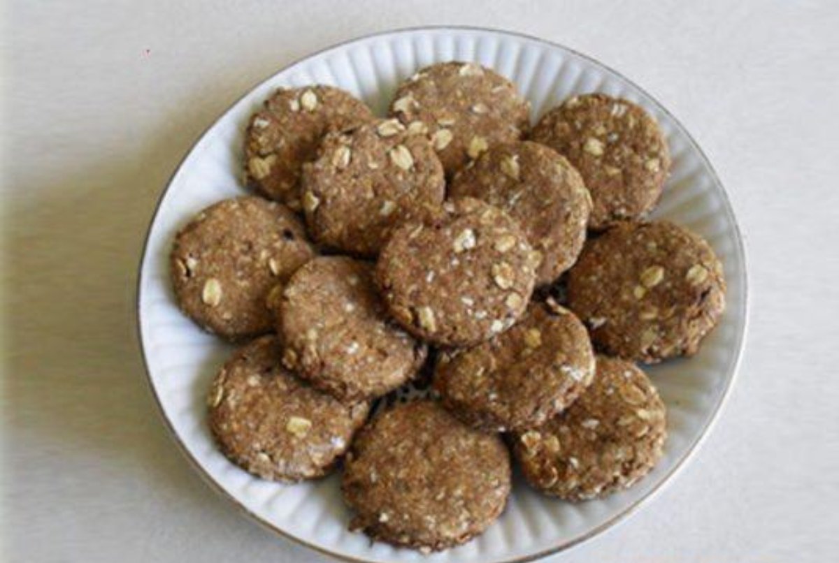 Galletitas de Avena, Algarroba y Limón.