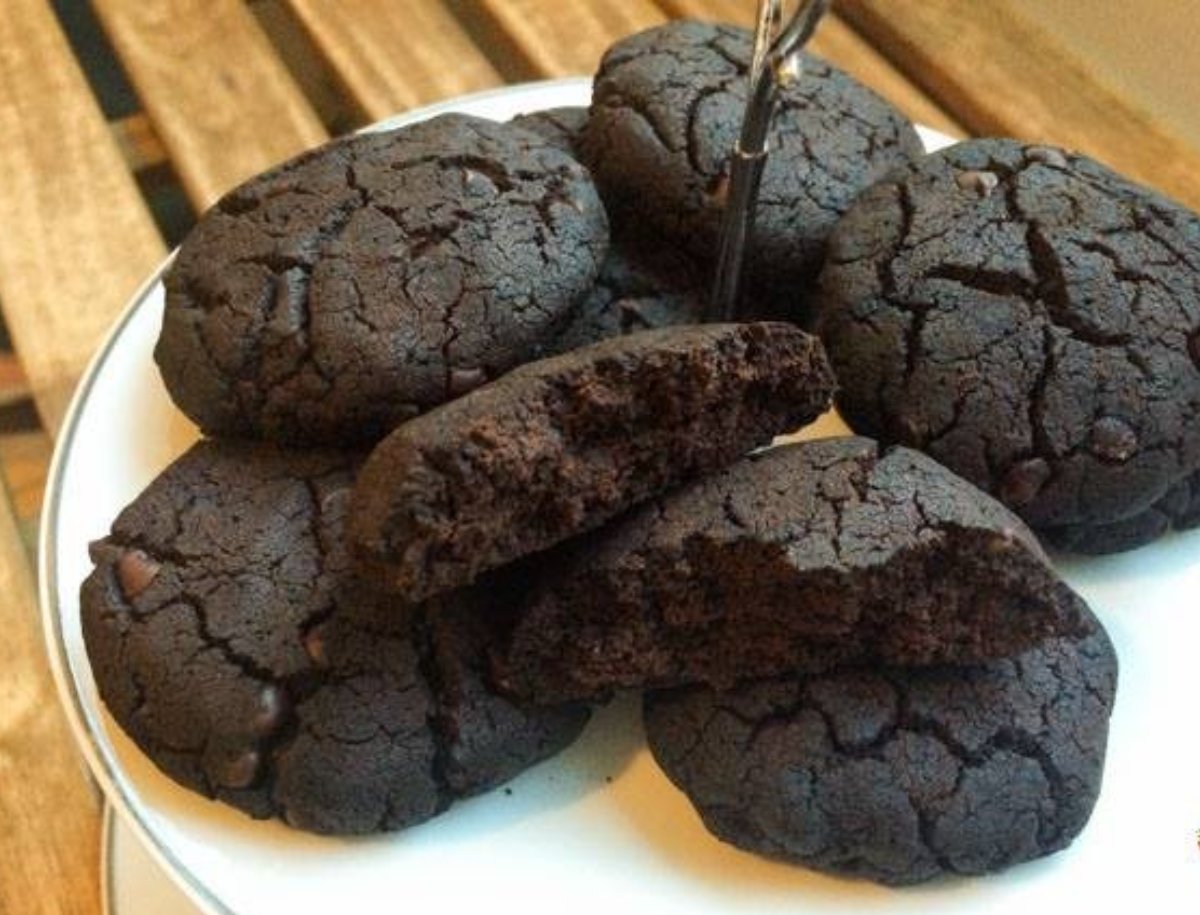 Cookies de chocolate sin gluten, receta vegana ( o sea, sin huevo, sin lactosa)