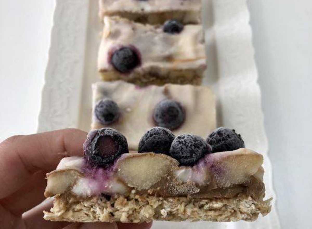 BARRITAS DE AVENA, YOGUR Y FRUTA