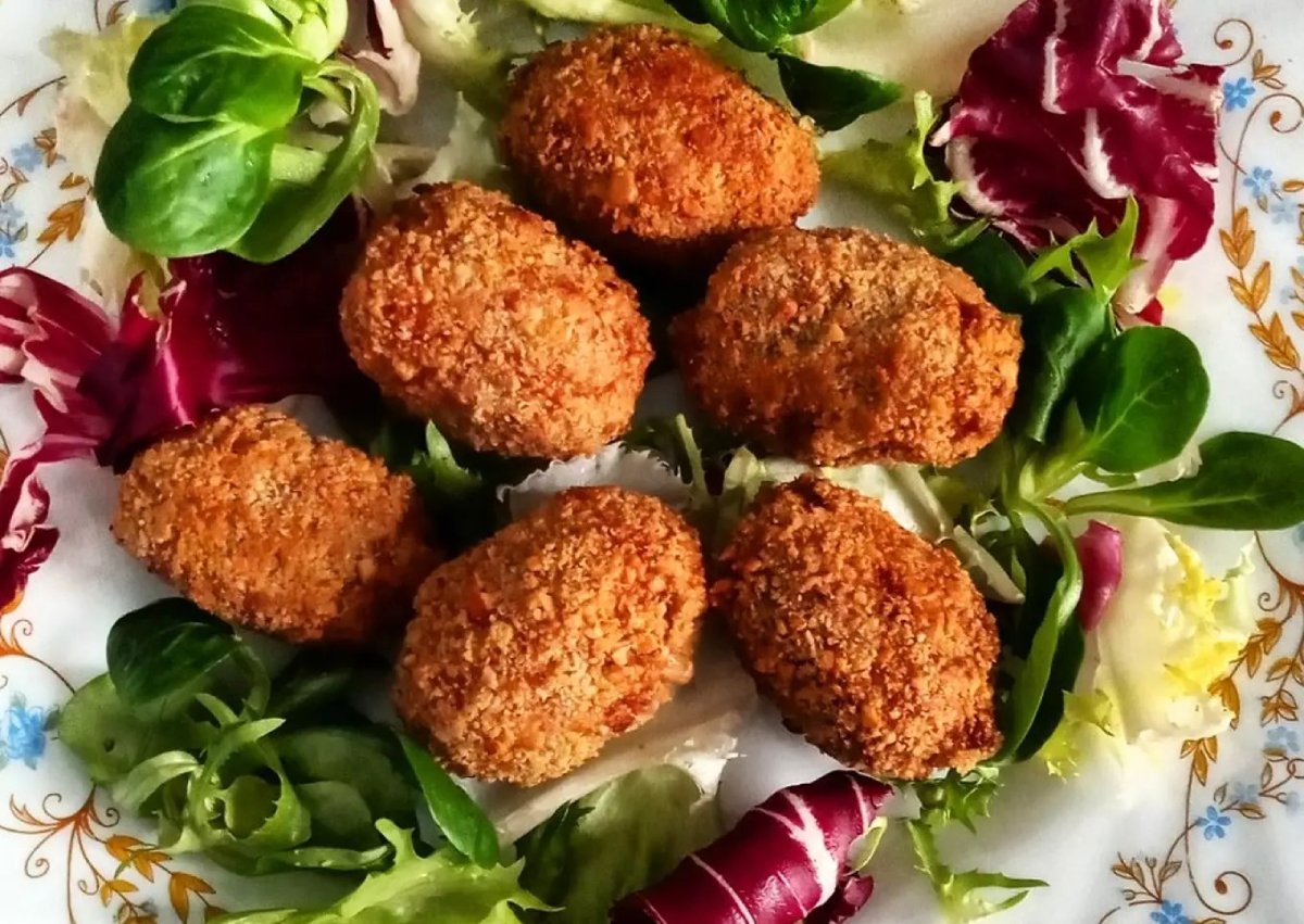 Croquetas de jamón sin harina, sin gluten