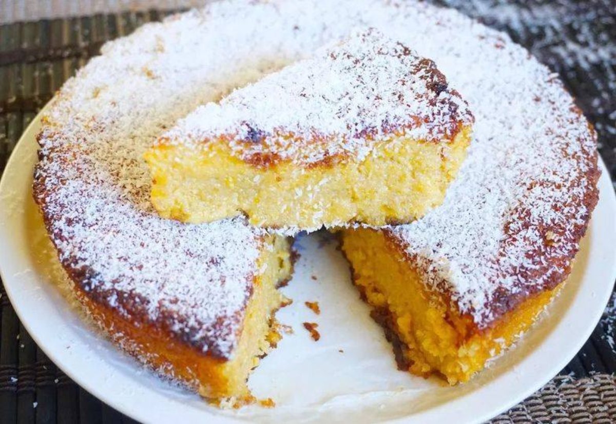 Tarta de calabaza y coco vegana y sin harinas