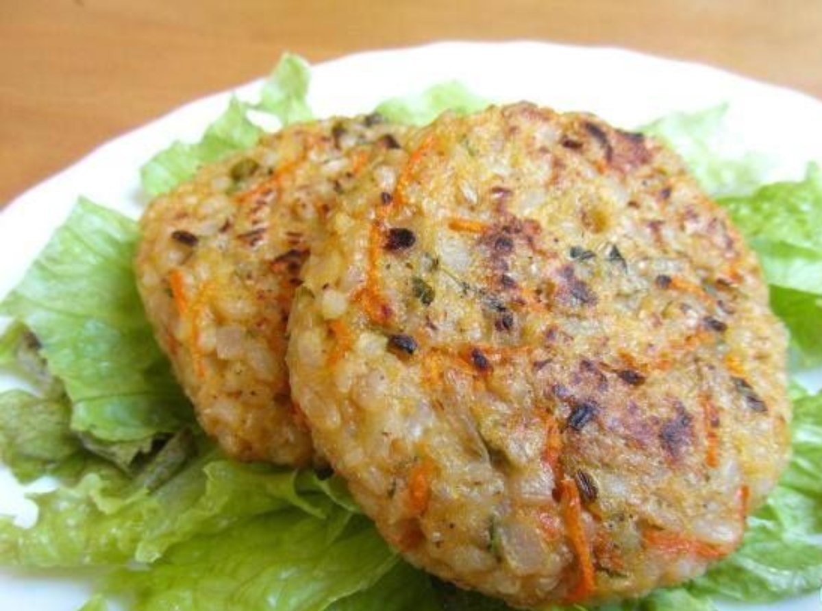 Hamburguesas de arroz integral