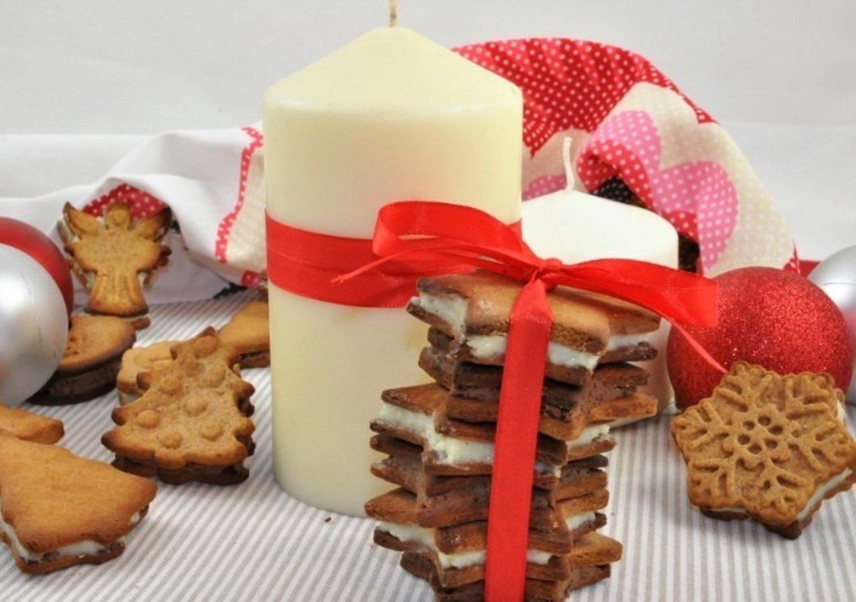 Galletas rellenas con leche condensada fit