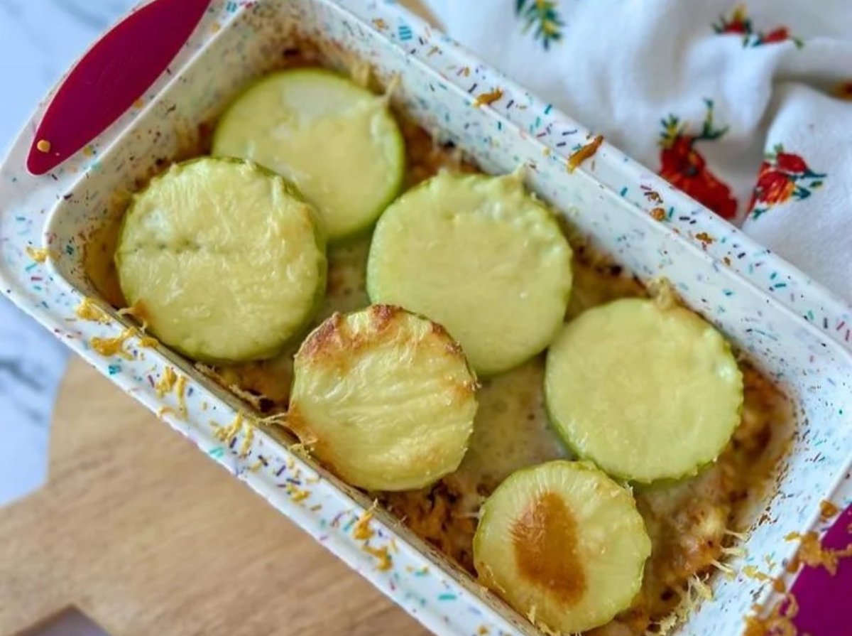 Lasagna de zucchini rellena de atún