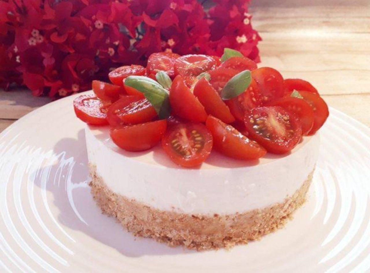 Cheesecake caprese light (sin horno)