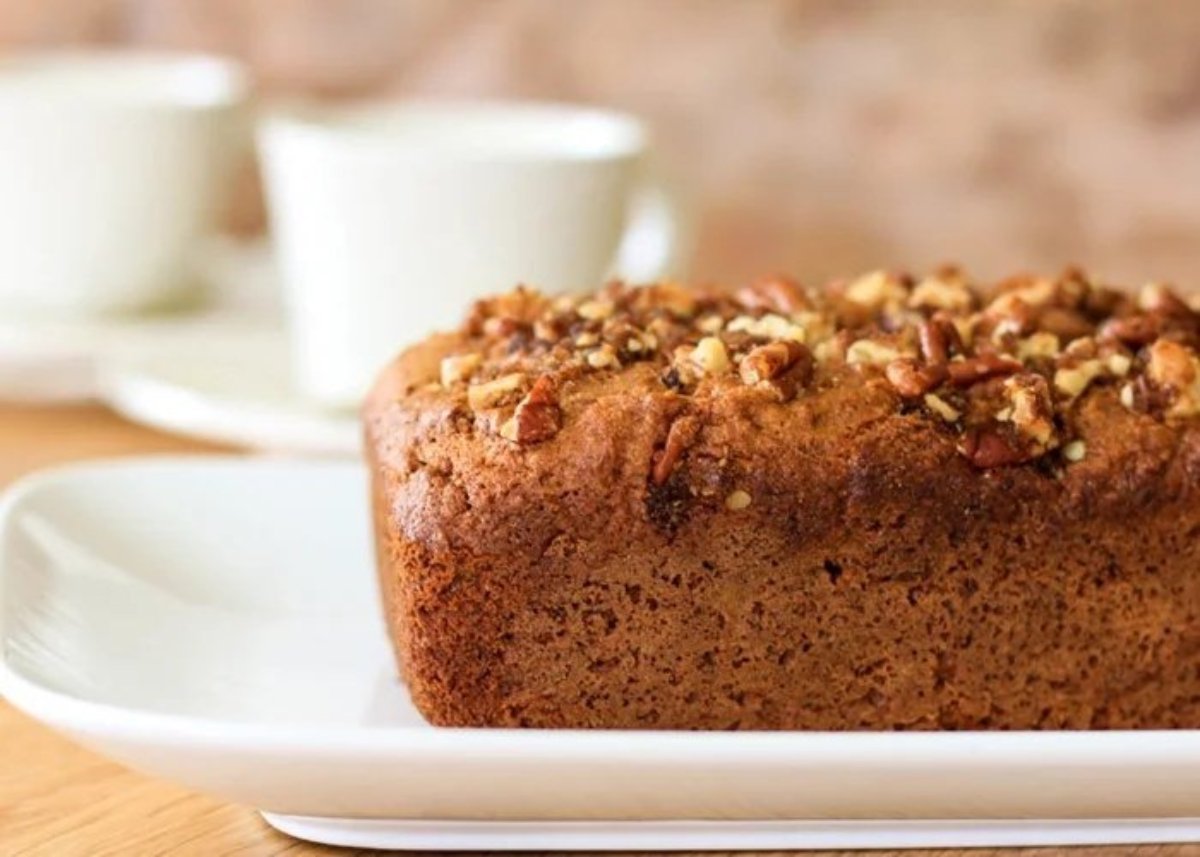 Budín integral con frutos secos