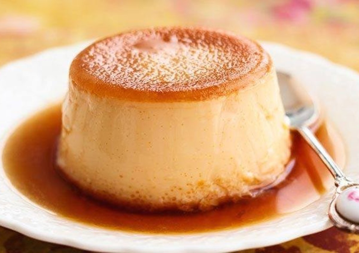 Flan de coco libre de azúcar para diabéticos