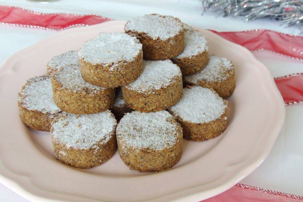 Polvorones integrales de aceite de oliva sin azúcar