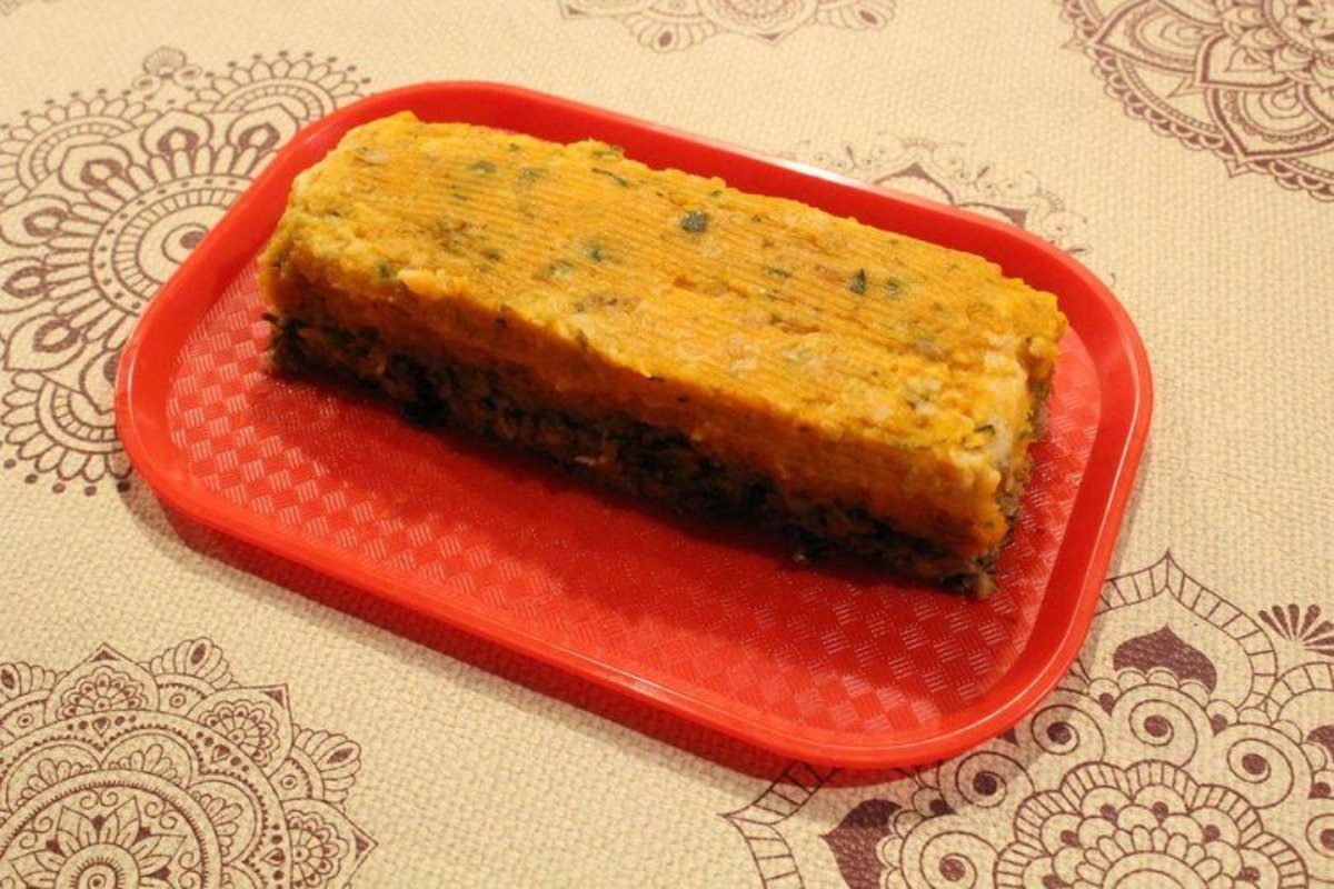 Budin de zapallo y coliflor