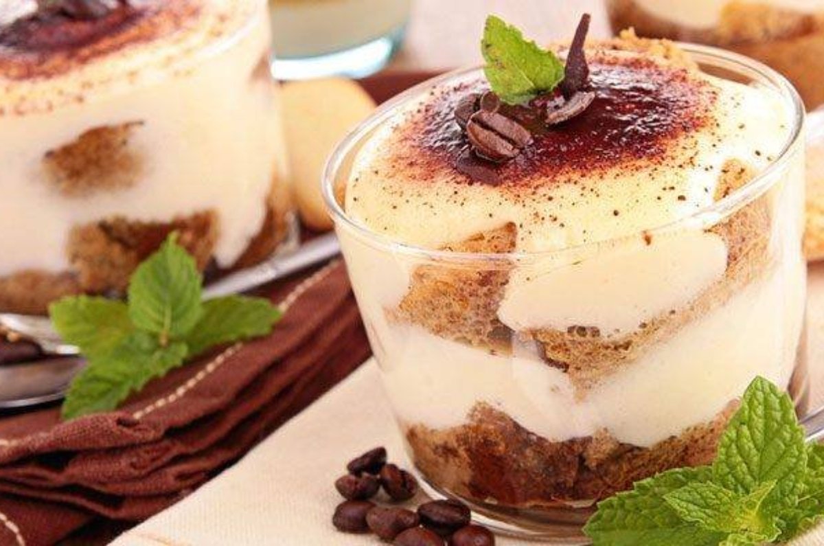 Tiramisú sin azúcar saludable