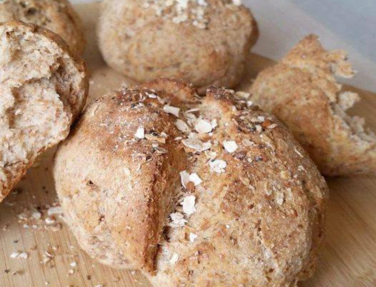 Pan integral con avena y semillas