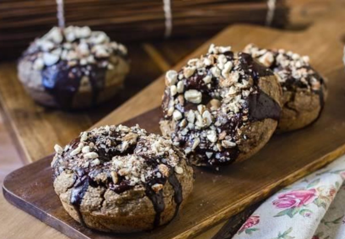 Donuts de Avena y Canela. Receta Fitness