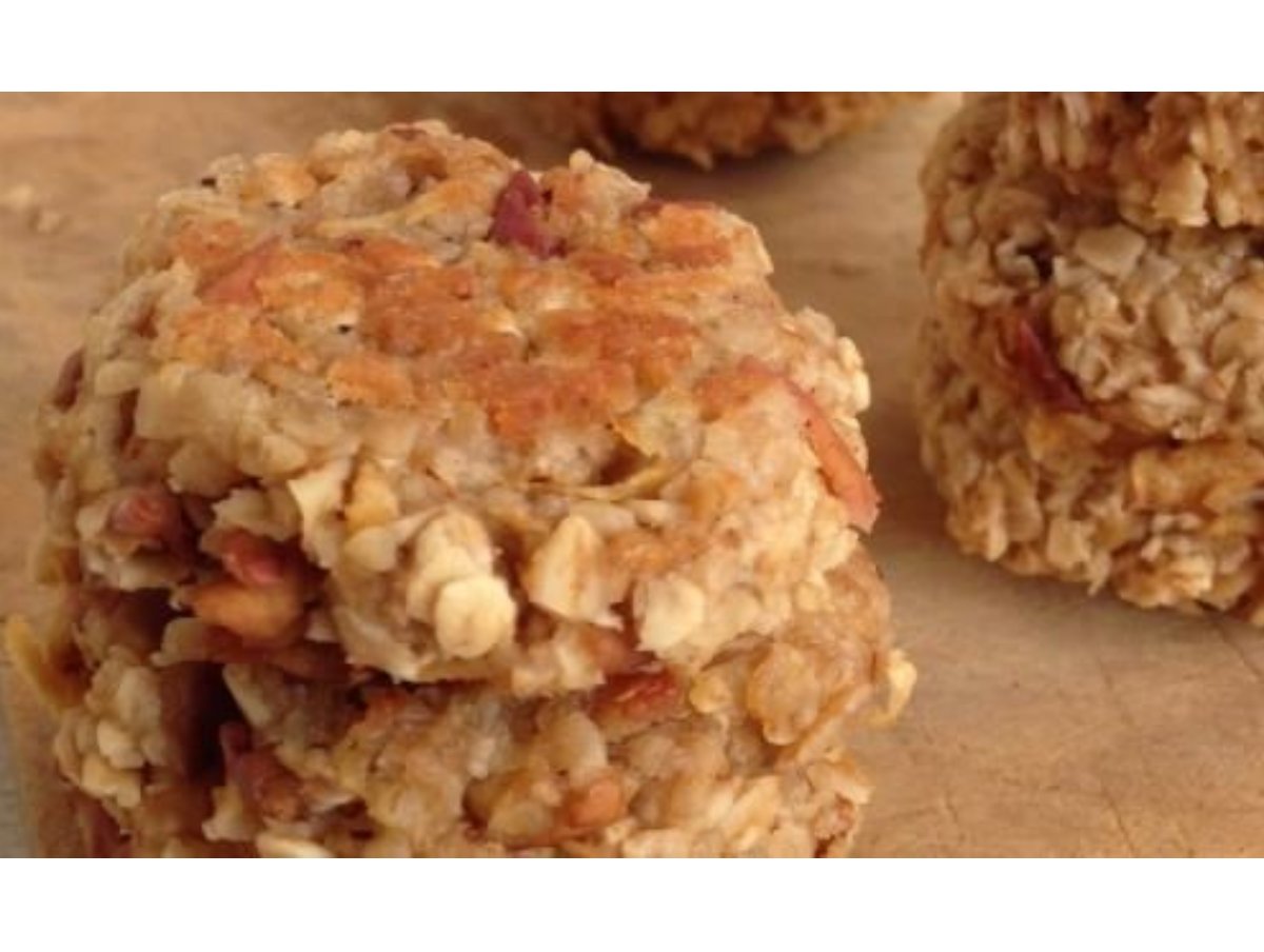 GALLETAS DE AVENA, MANZANA Y CANELA