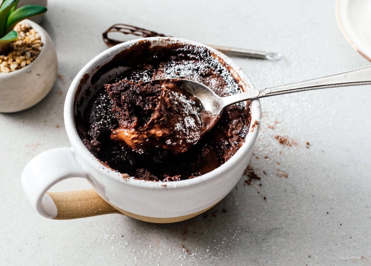 Mug cake de chocolate light