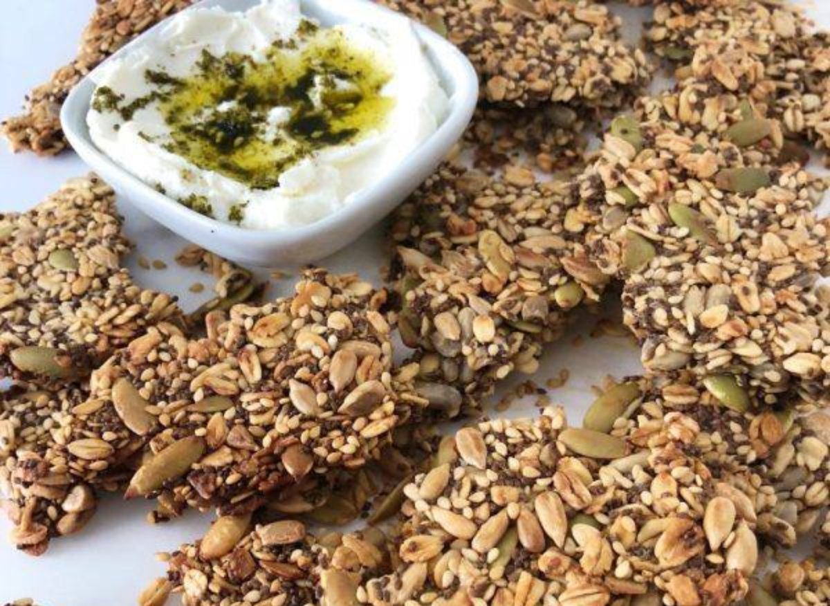 GALLETAS O CRACKERS DE AVENA & SEMILLAS.