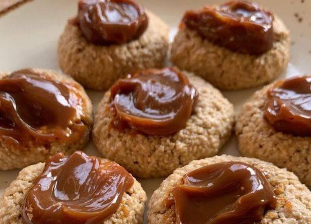 PEPAS DE AVENA Y DULCE DE LECHE