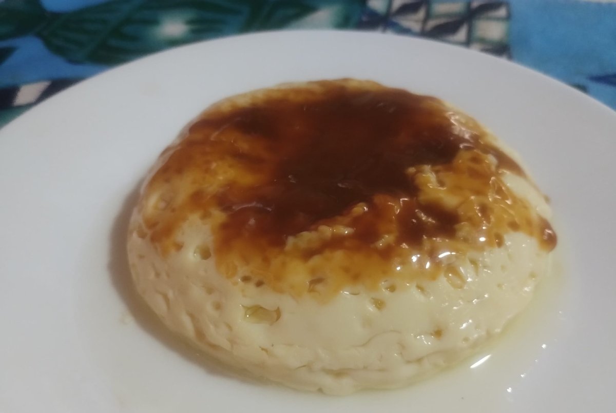 FLAN EXPRES SIN AZÚCAR EN 4 minutos