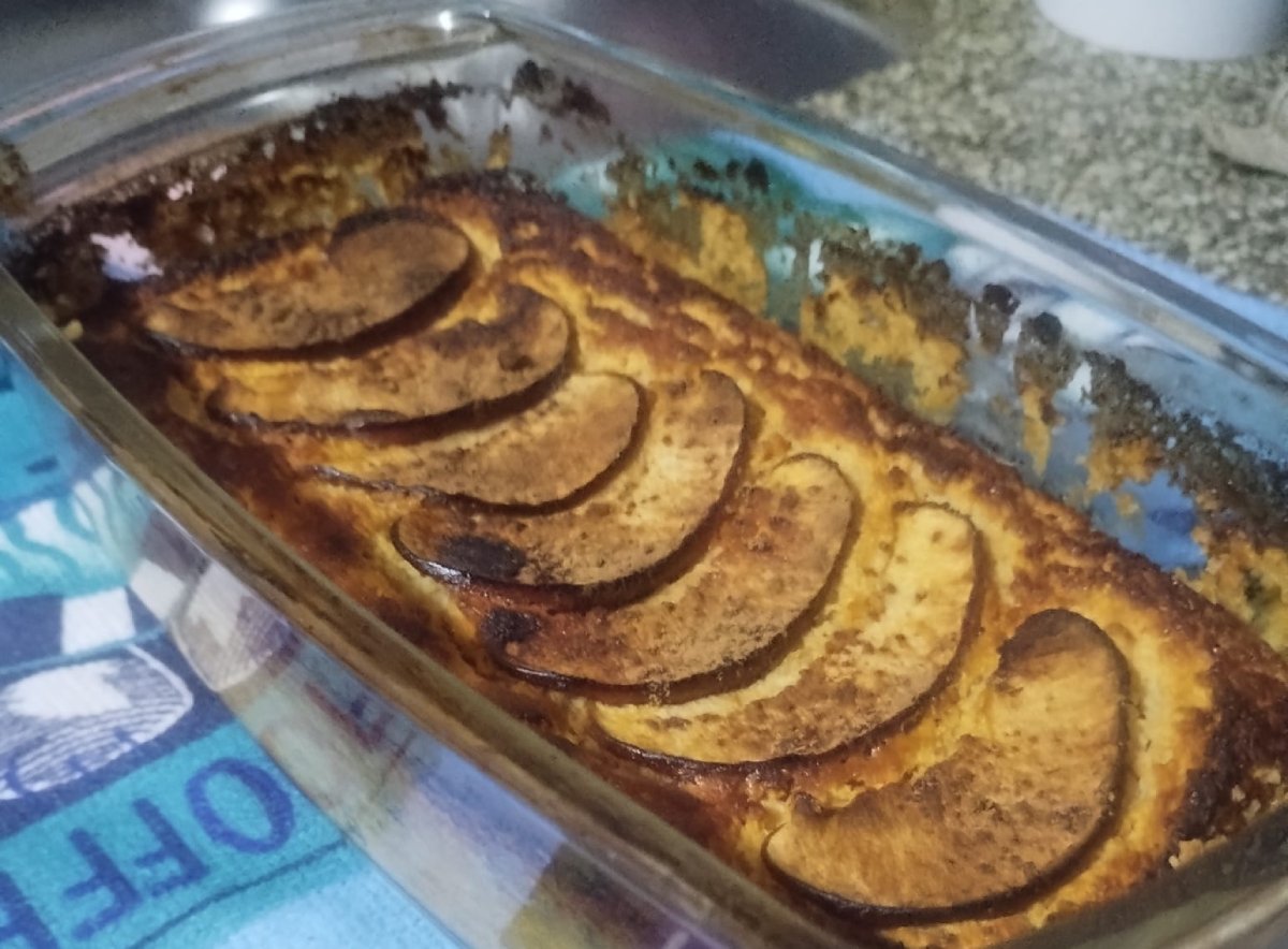 Budin de manzana