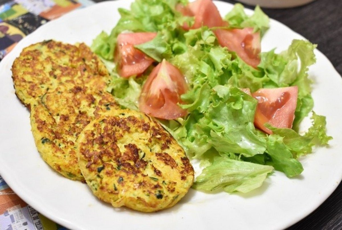 Croquetas de zucchini y pollo