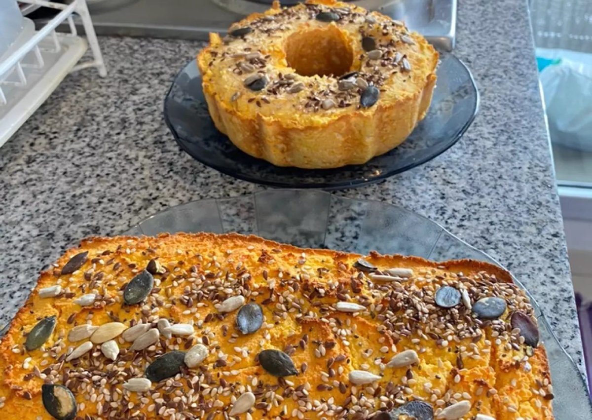 Pan de zapallo/calabaza Low Carb Essen u horno