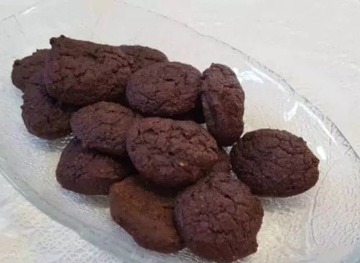 Bizcochitos tiernos de chocolate sin gluten y sin azúcar