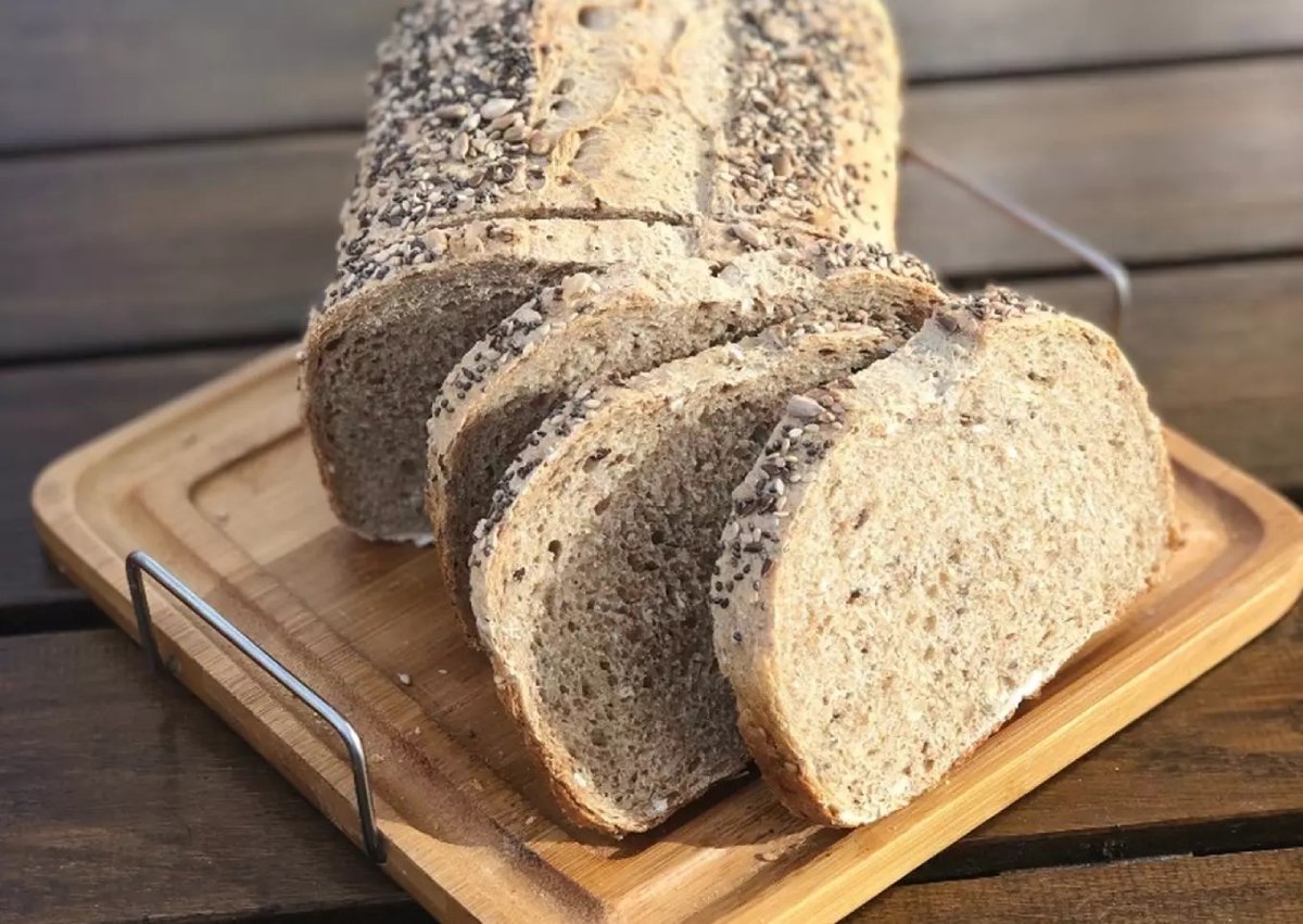 Pan integral para las tostadas del desayuno