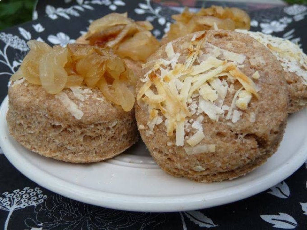 Scones integrales de queso