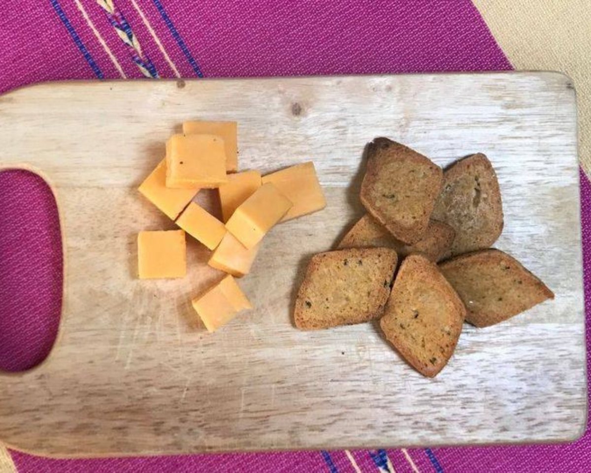 Galletas de queso y chía