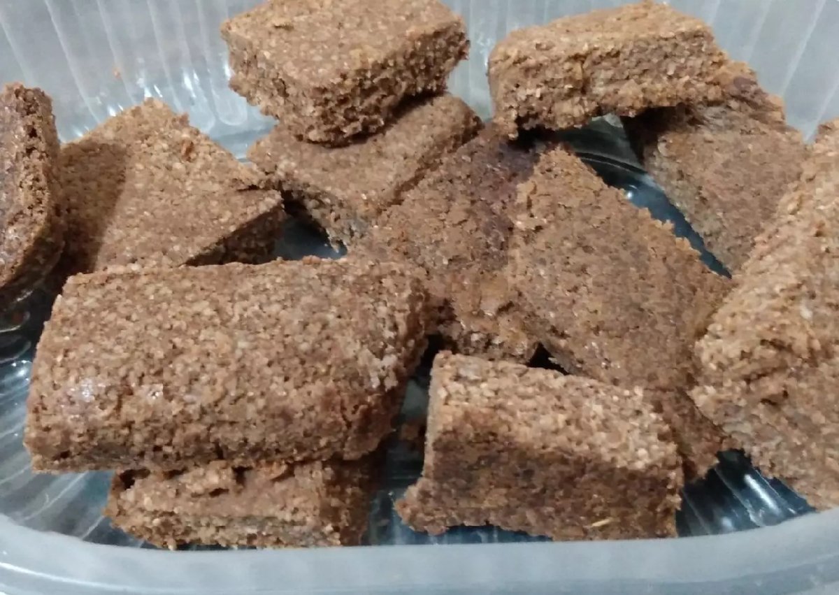 Brownies de avena y cacao