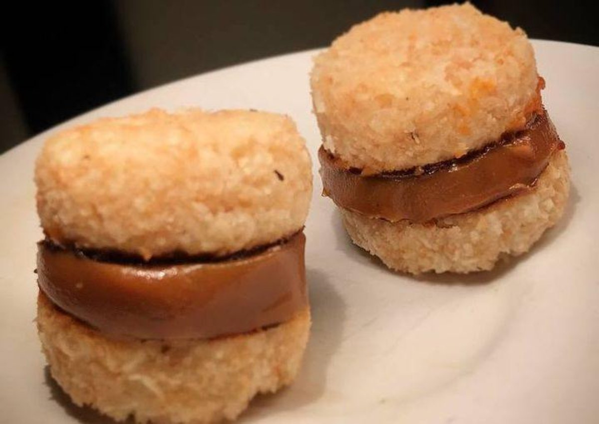 Alfajores de coco light sin harina! Rápido, rico y saludable