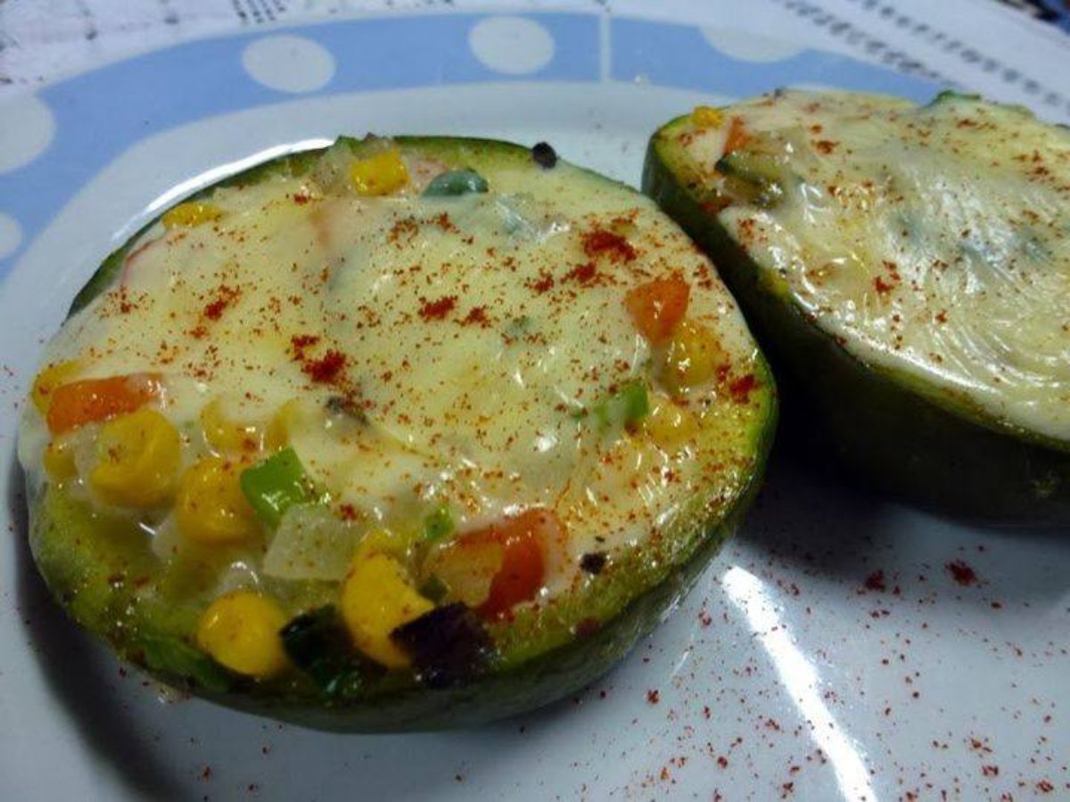 Zapallitos rellenos con verduras súper fáciles