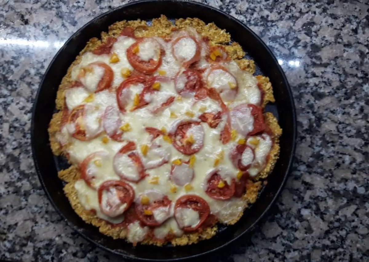 Pizza de calabaza y coliflor light (sin harina)