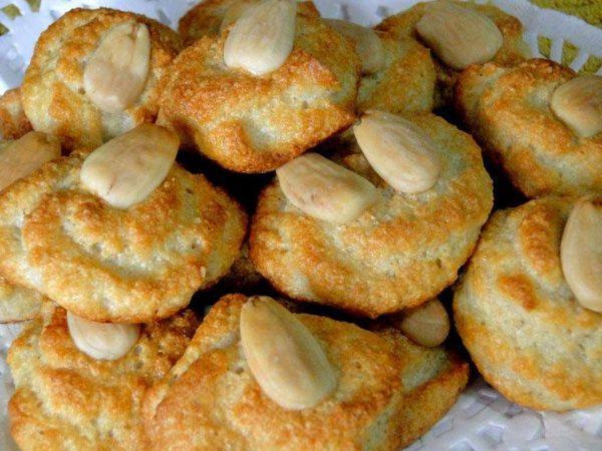 Galletas de almendras sin azúcar y sin gluten-