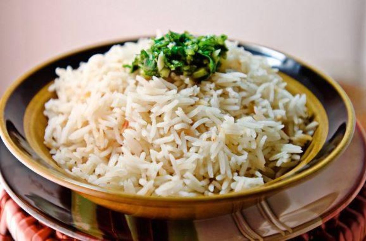 Arroz basmati con verduras