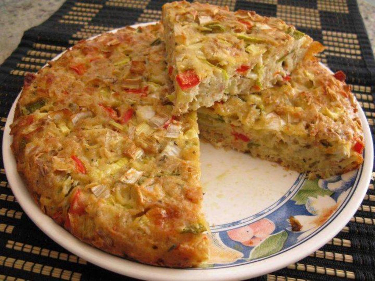 Pastel de verduras al horno