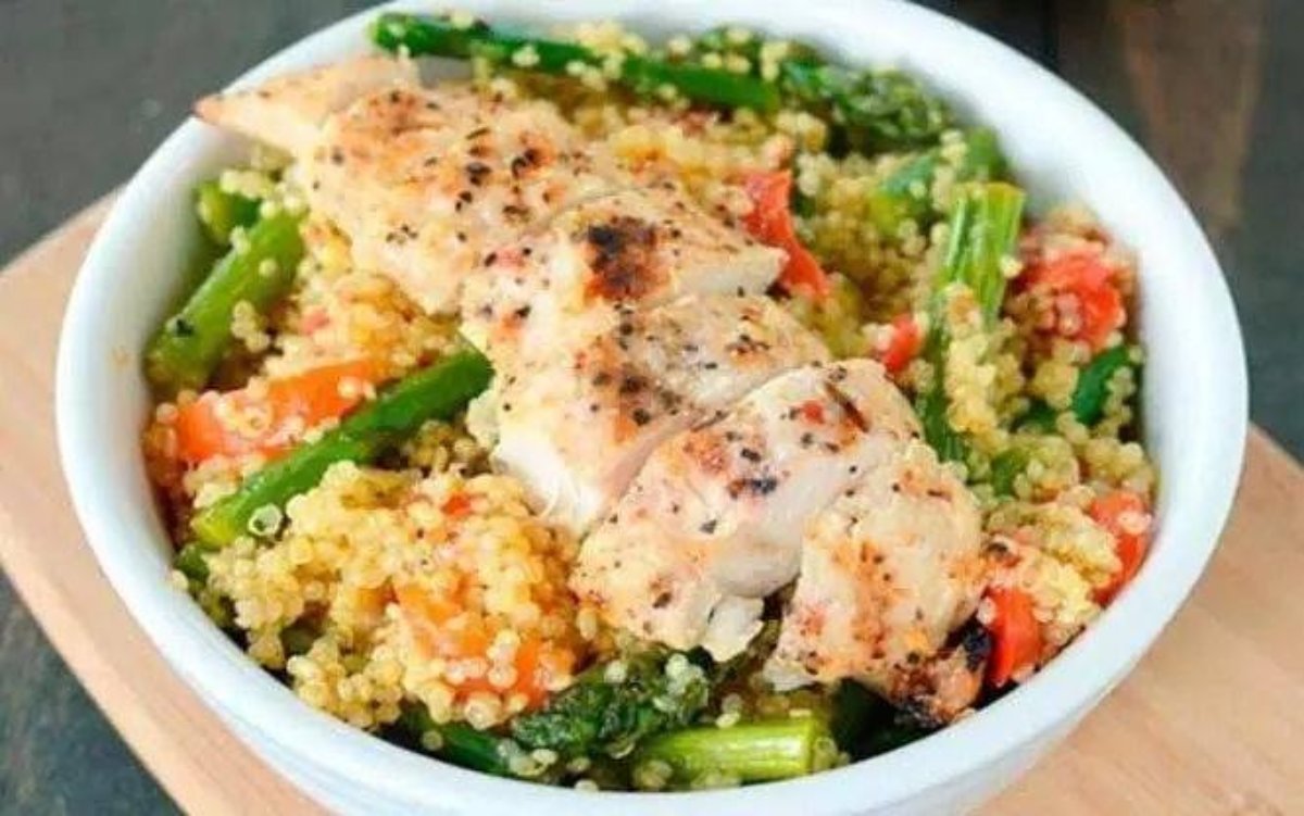 Quinoa con pollo