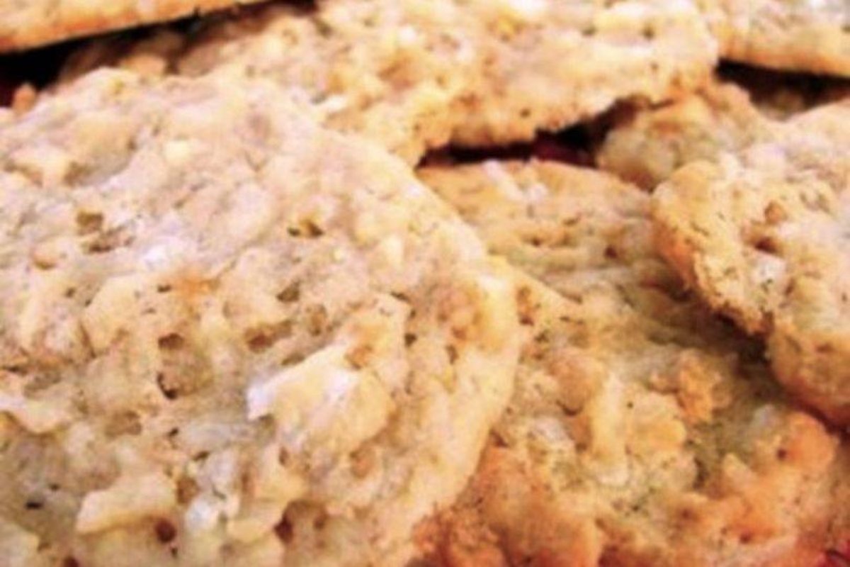 Galletas veganas de coco y avena