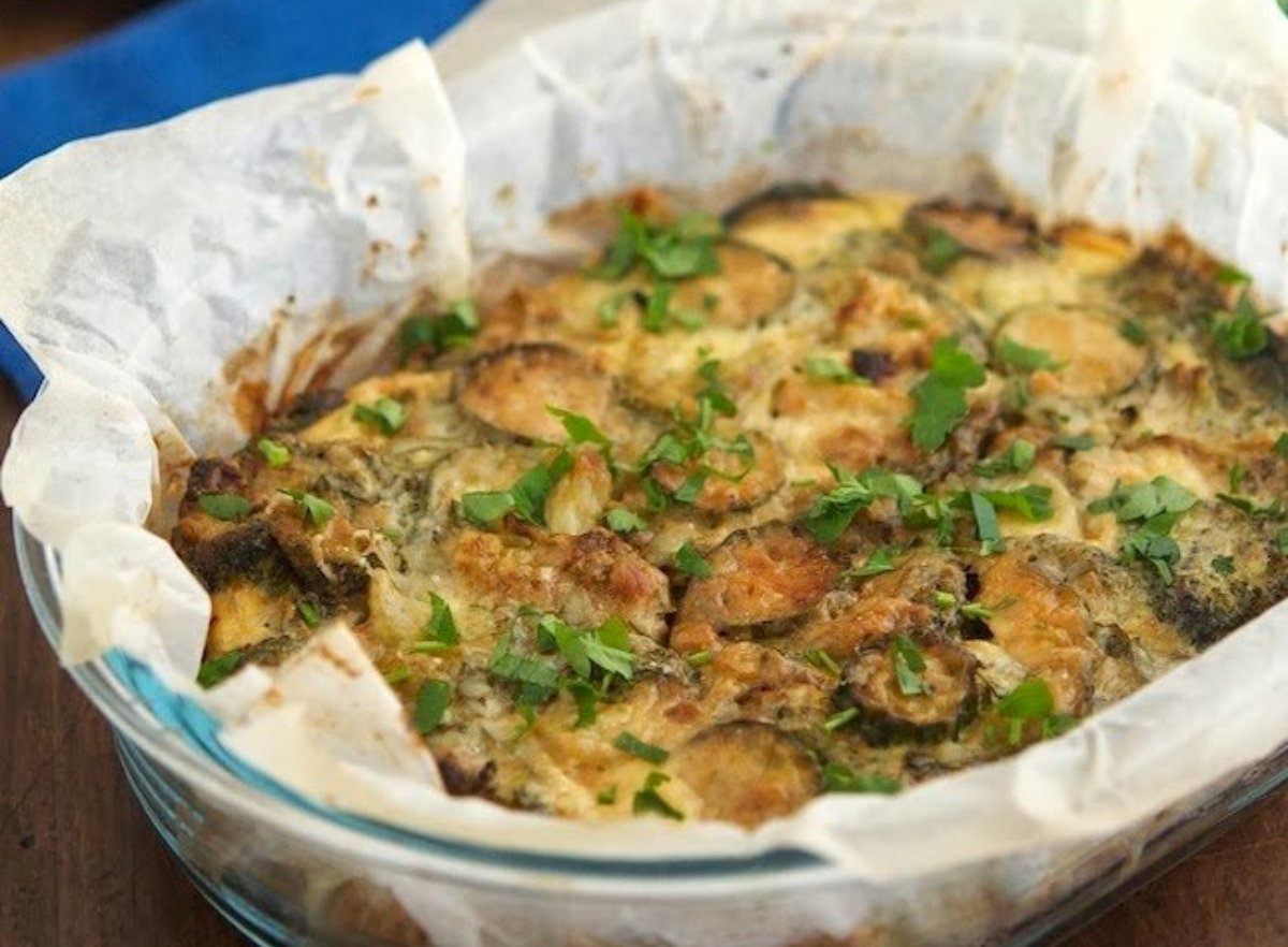 CAZUELA DE BRÓCOLI Y CALABACÍN SALTEADOS