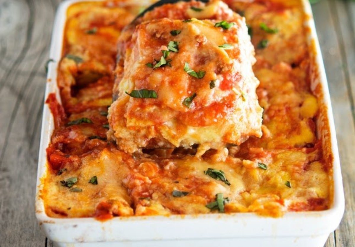 LASAÑA DE FIDEOS CON COLIFLOR