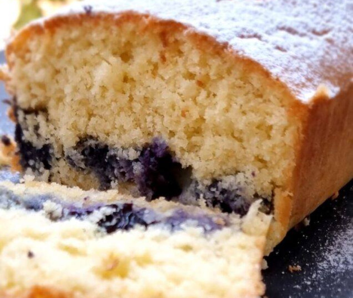 Bizcocho de COCO sin Gluten con Arándanos