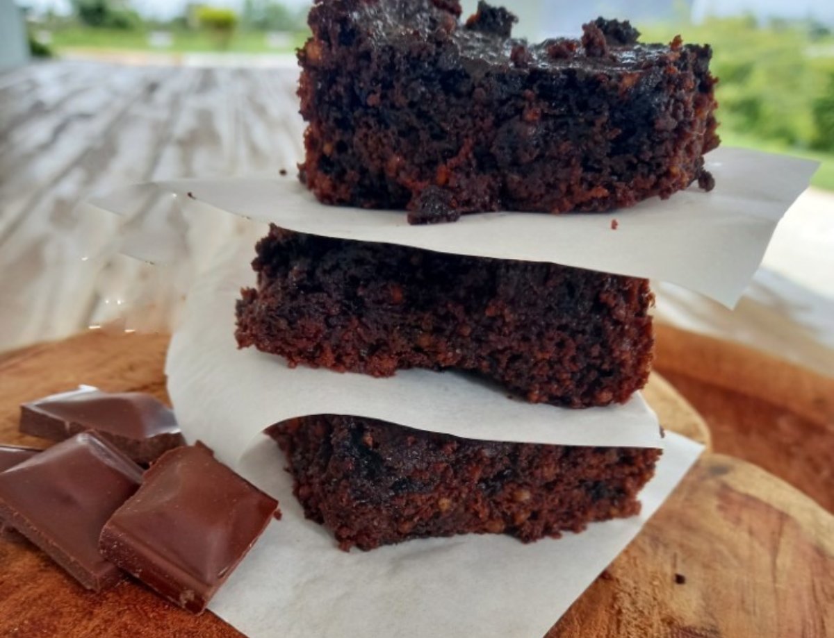 Brownie bajo en carbohidratos: sin gluten, sin azúcar, sin lactosa