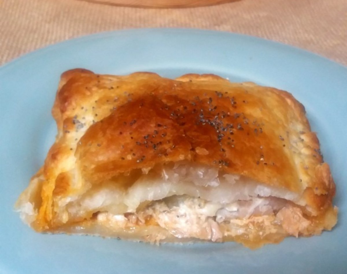 Almohada de atún y requesón